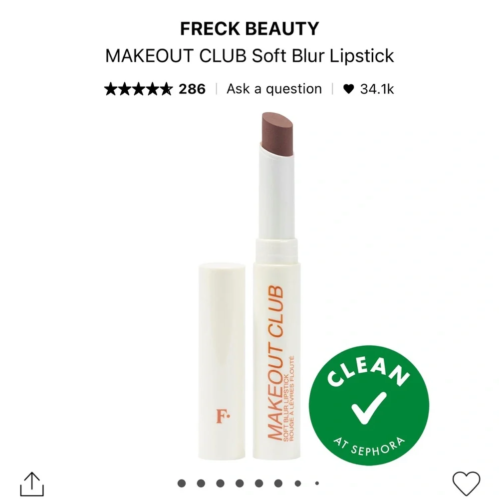NEW Freck Beauty Makeout Club Soft Blur Lipstick